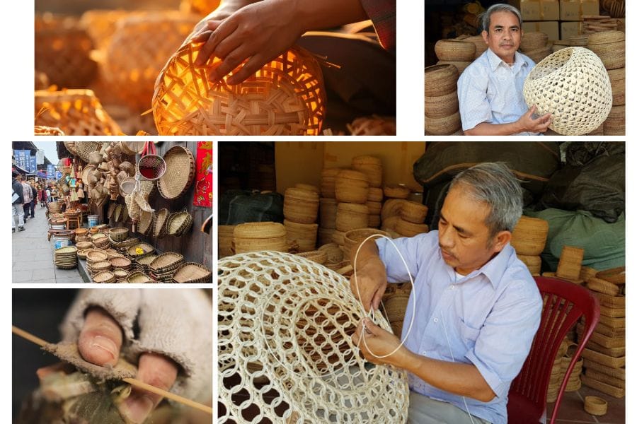 Làng nghề mây tre đan Triệu Xá