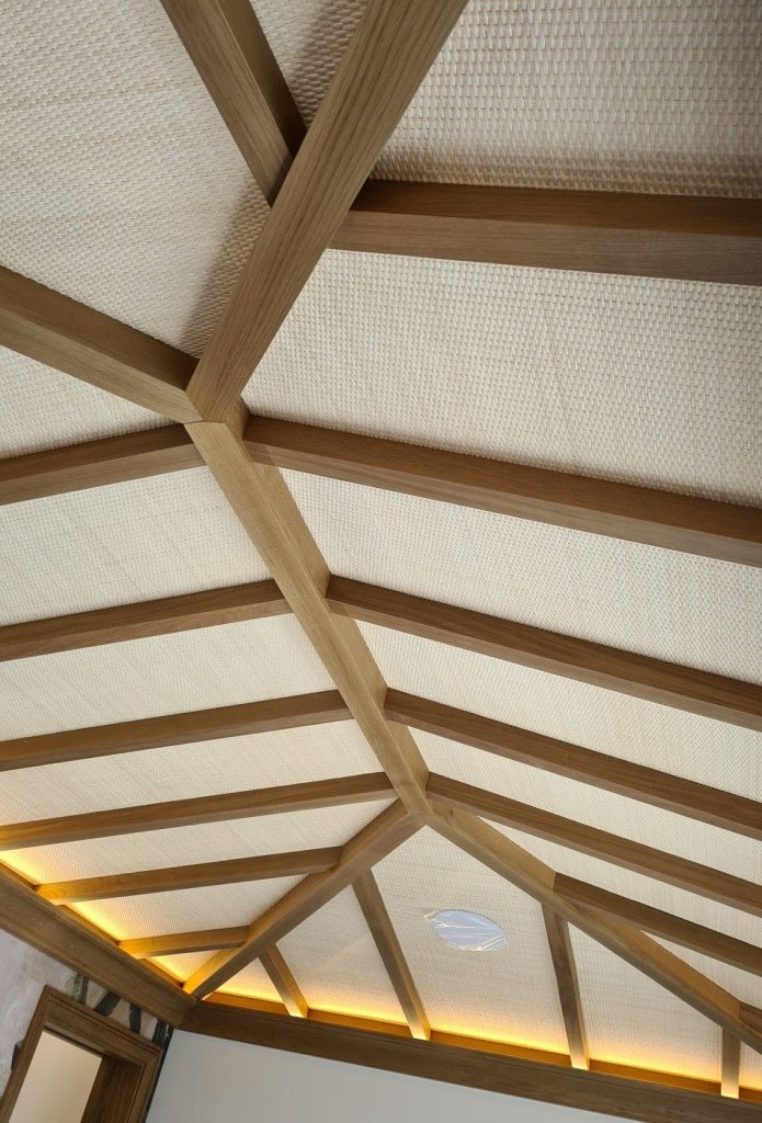 Mây Đan Khít Tự Nhiên Việt Nam Quả Trám Trắng | MĐK-QTTVN1 2 Mây đan khít hoạ tiết quả trám trắng tự nhiên