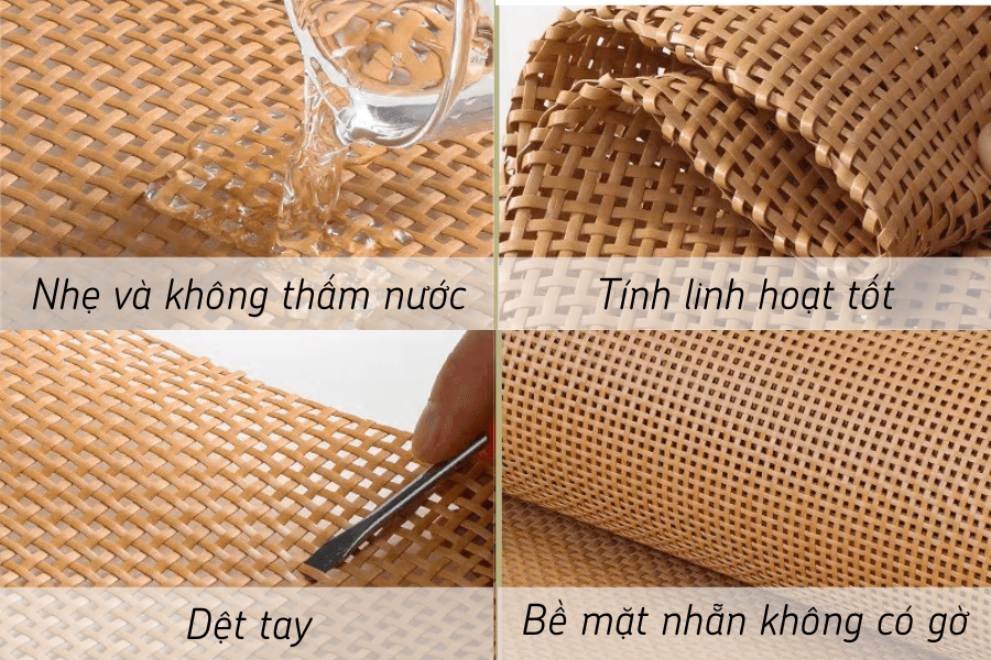Mây caro nhựa Mây caro nhựa
