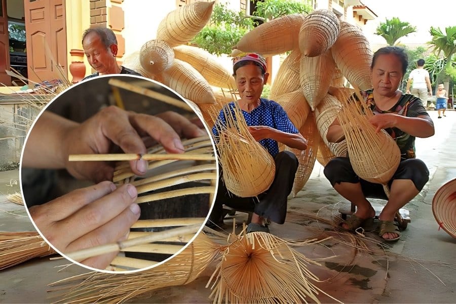 Mây tre đan gắn liền với các làng nghề truyền thống