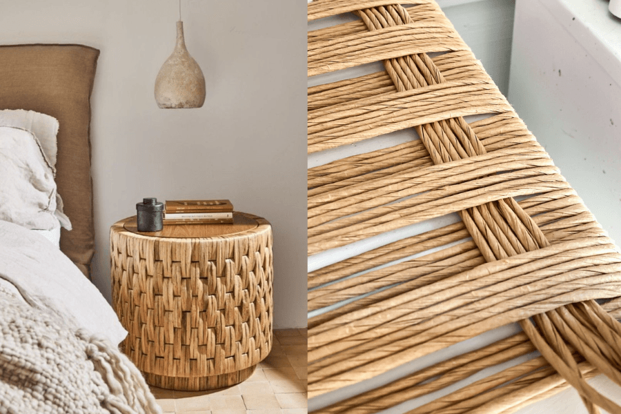 Dây giấy se đơn ứng dụng trong nội thất