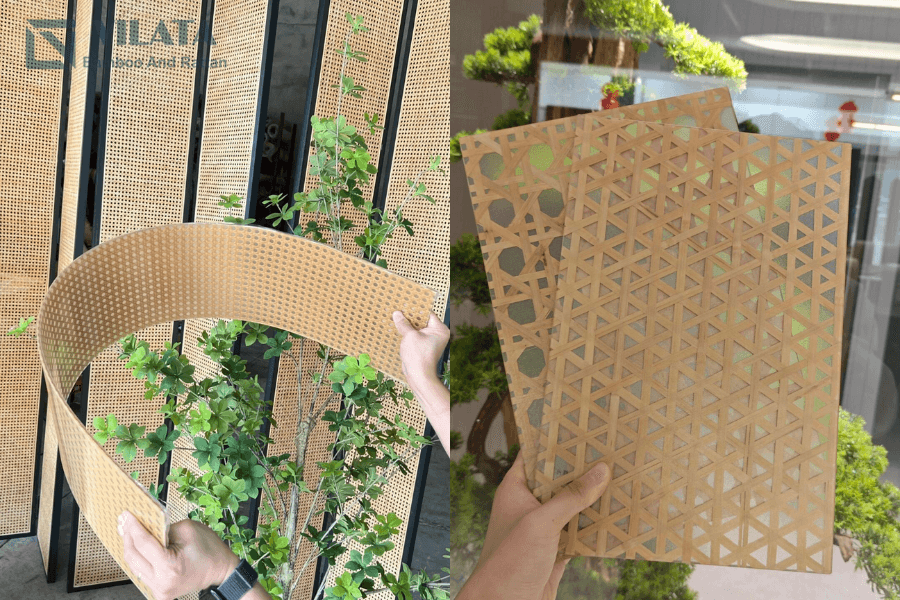 Mây nhựa acrylic có độ bền cao, dễ ứng dụng