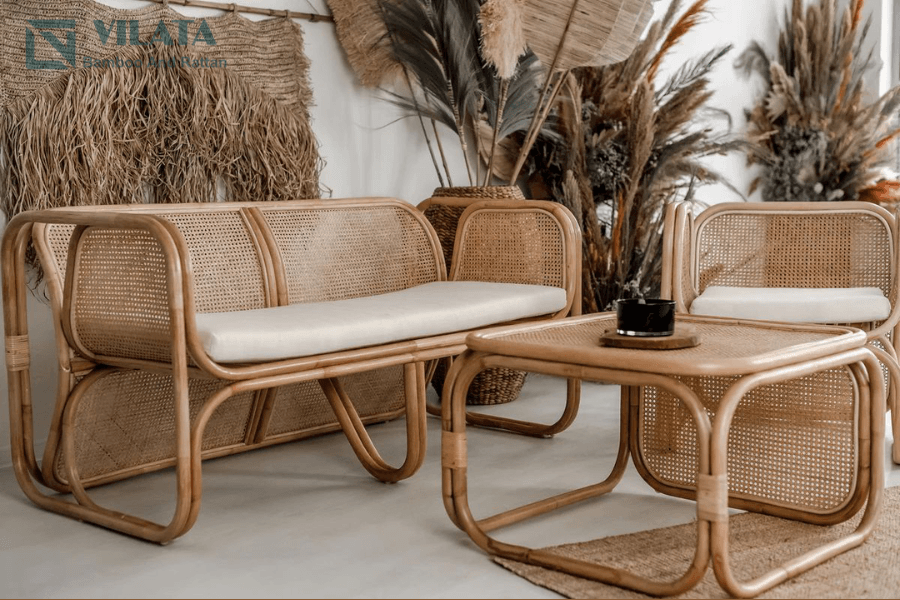 Mây tre đan được ứng dụng phổ nội thất