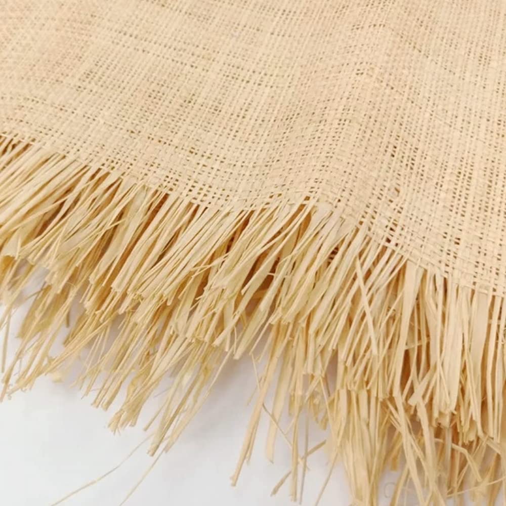 Tấm cọ Raffia Handmade Dệt Dây Mây - Trang trí nội thất 1 raffia mat