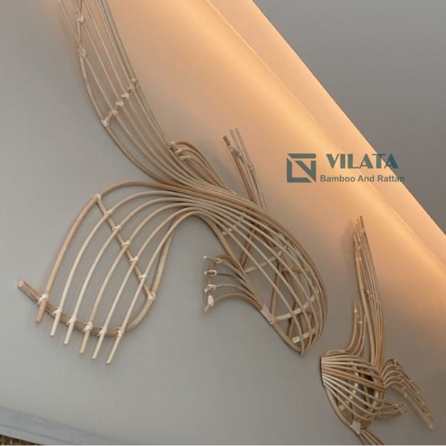 Sợi mây nhựa (PE Rattan) – Vật liệu thay thế bền đẹp cho nội thất 11 Dùng làm trong sản phẩm decor